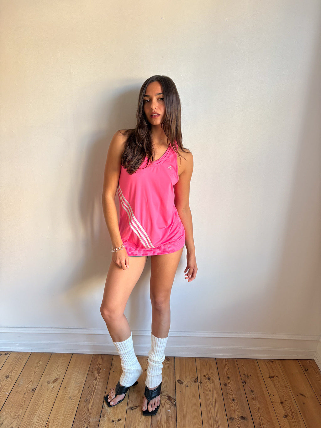 048 / adidas Fluro Pink Tank