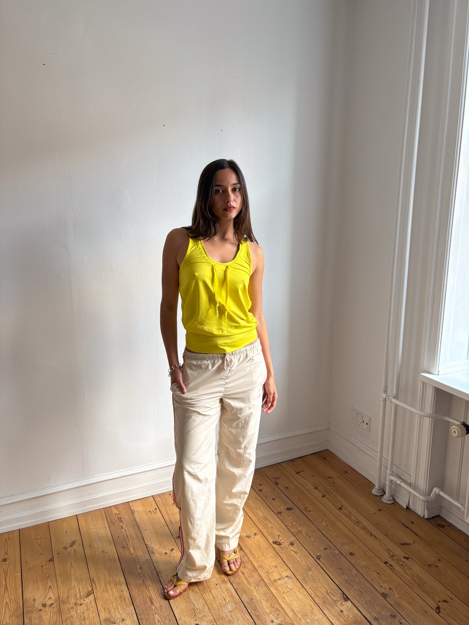 033 / adidas Stella Mcartney Yellow Tank