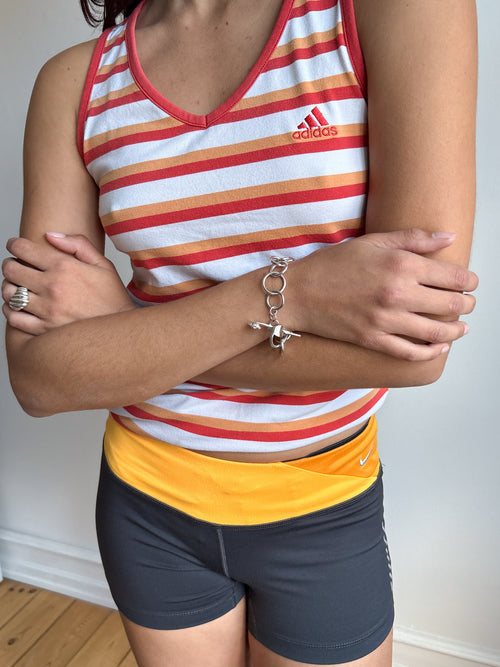 011 / adidas Stripe Orange Tank