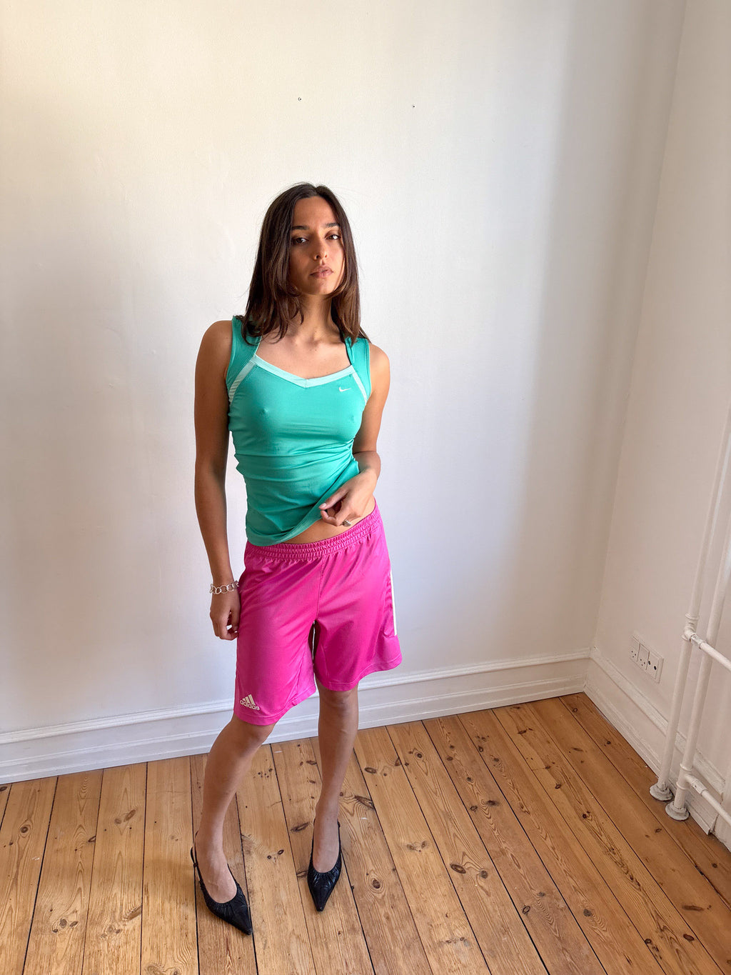 015 / adidas Pink Soccer Shorts
