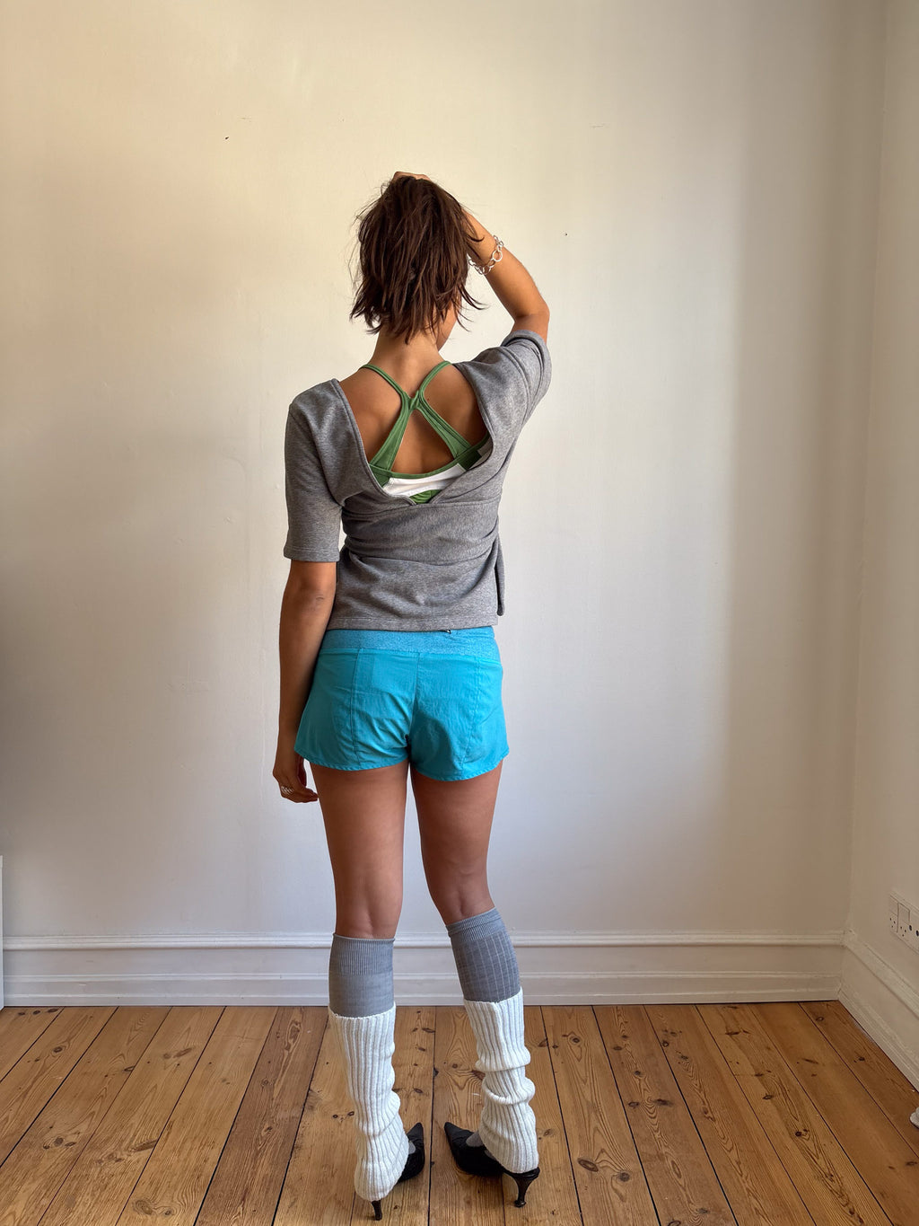 020 / Nike Grey Fleece Wrap Top