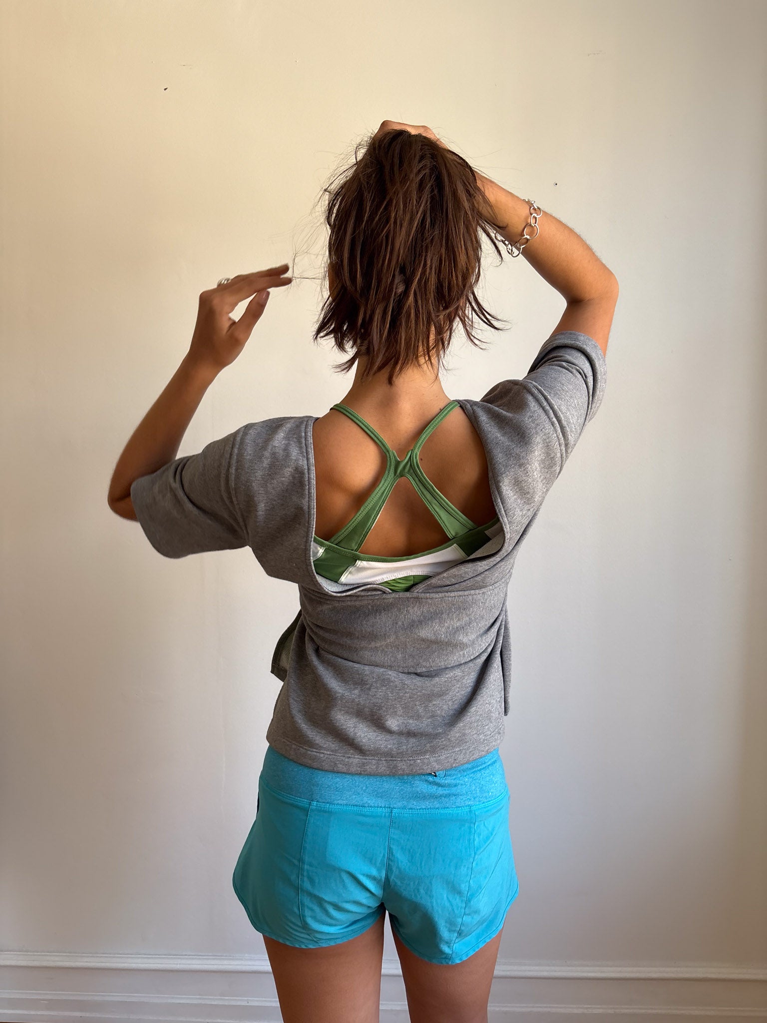 020 / Nike Grey Fleece Wrap Top