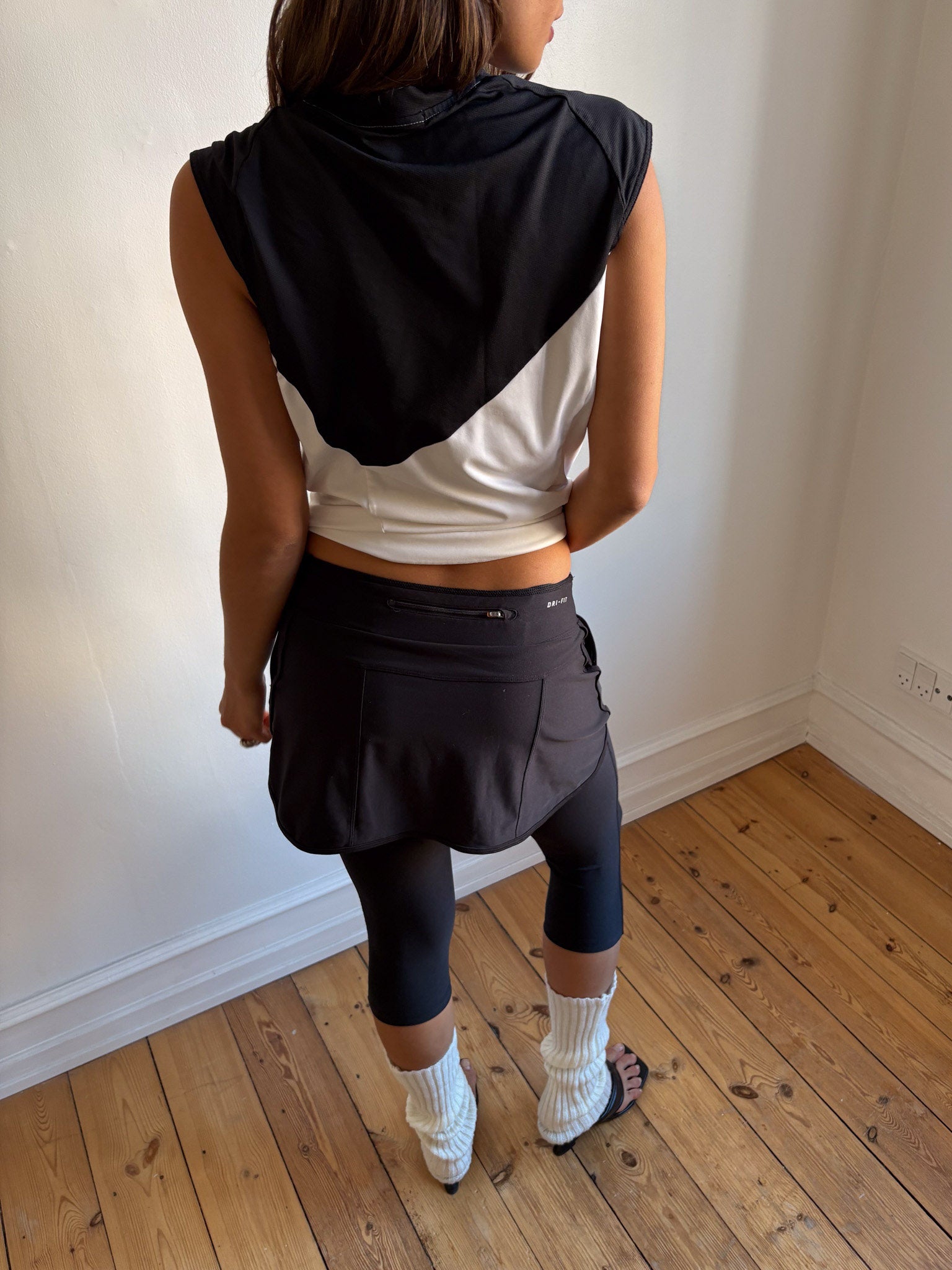 006 / adidas White Capsleeve Tank