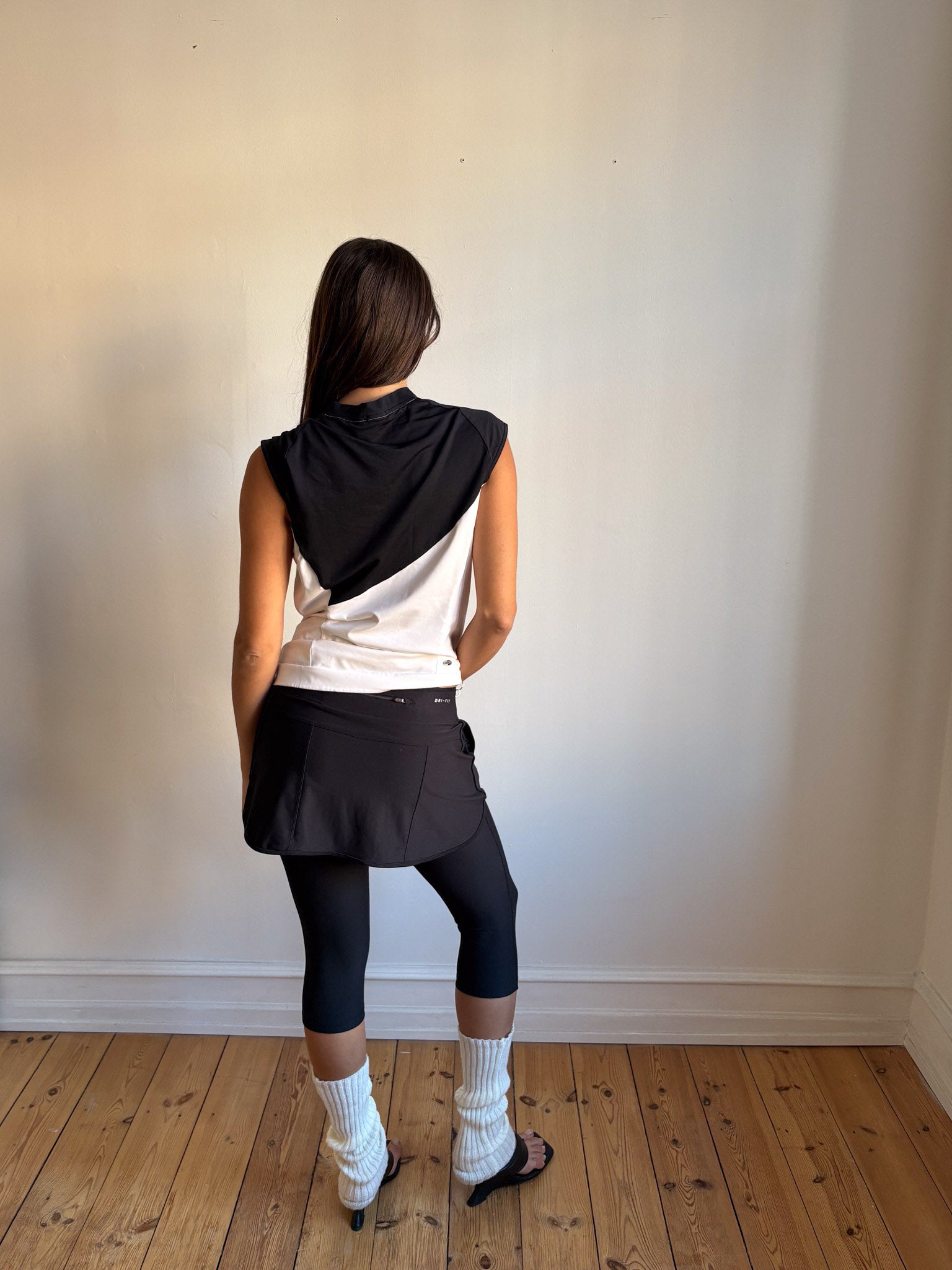 006 / adidas White Capsleeve Tank
