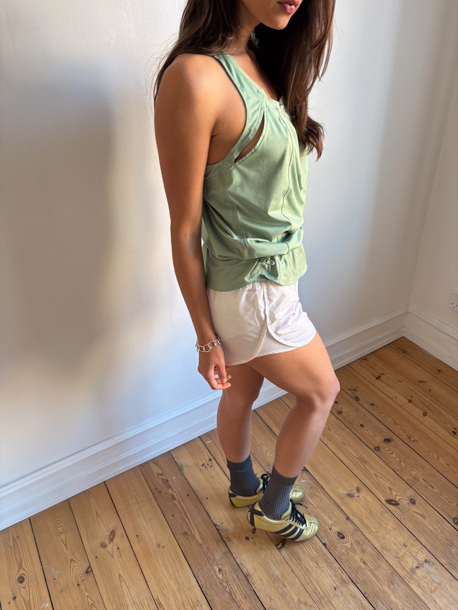 042 / adidas Stella Mcartney Green Tank