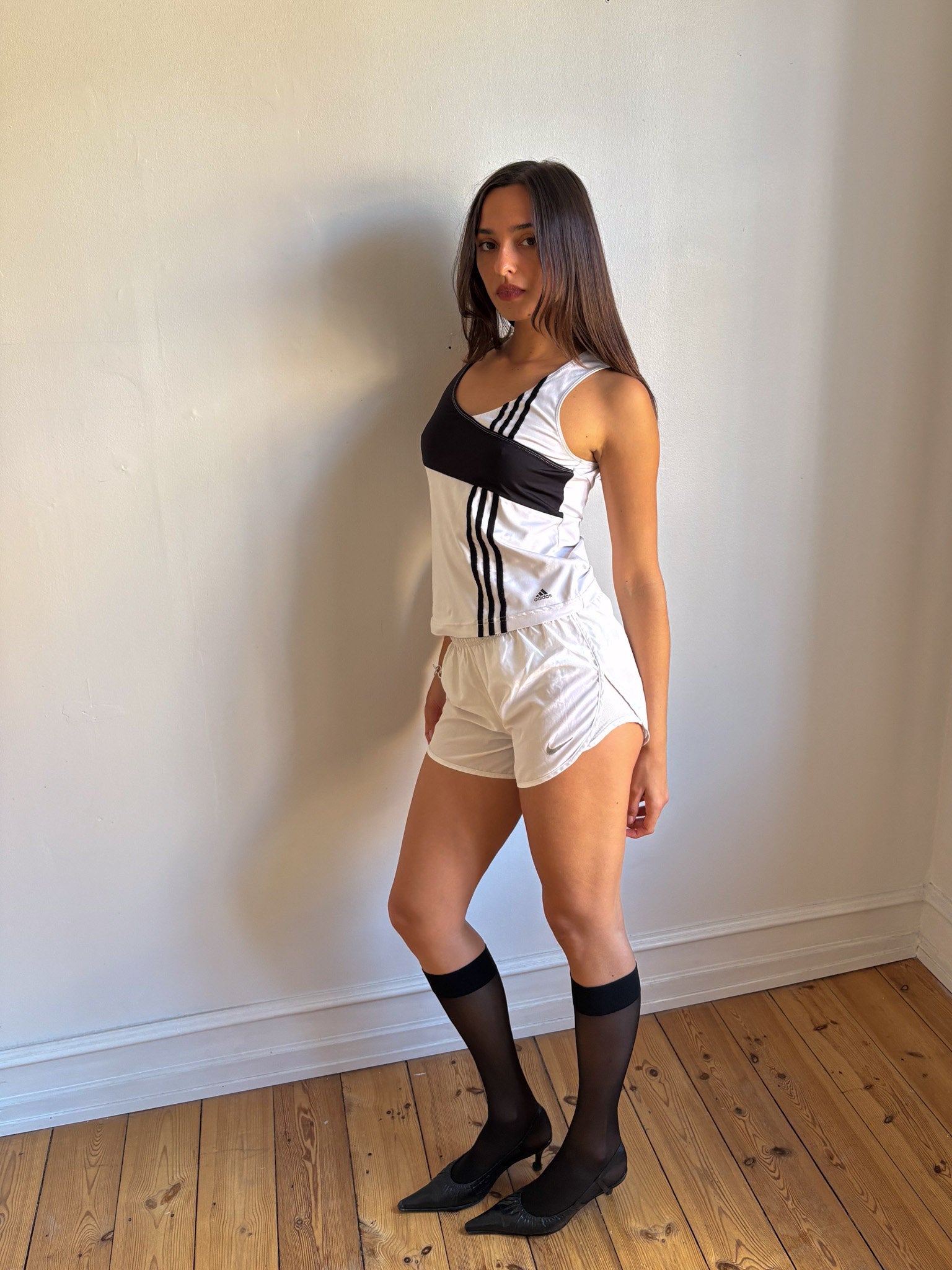 005 / adidas White Tank