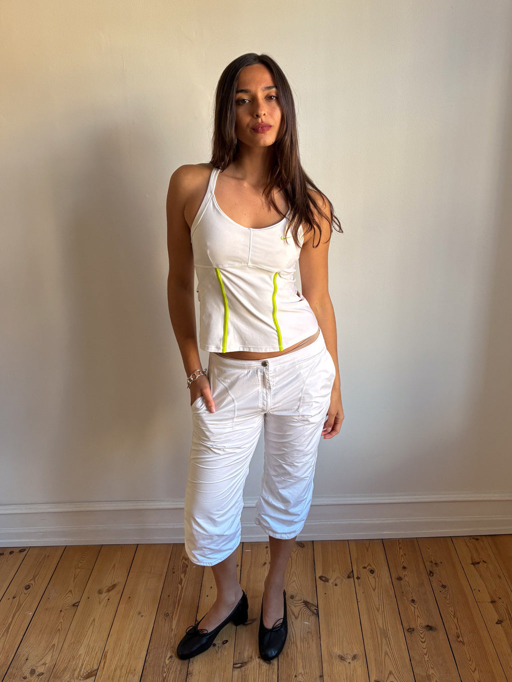 001 / Nike White Tank