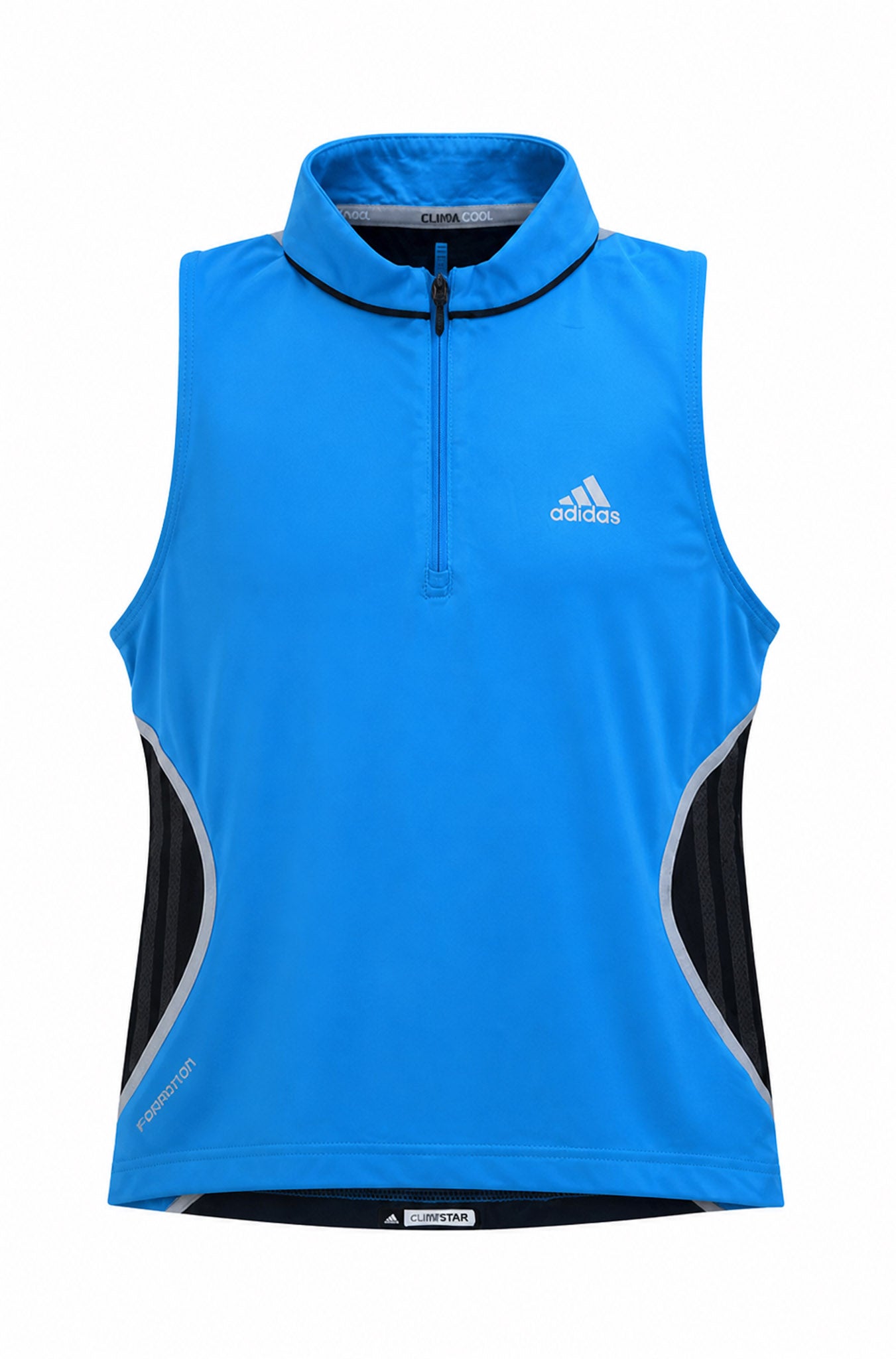 010 / adidas Blue Zip Tank
