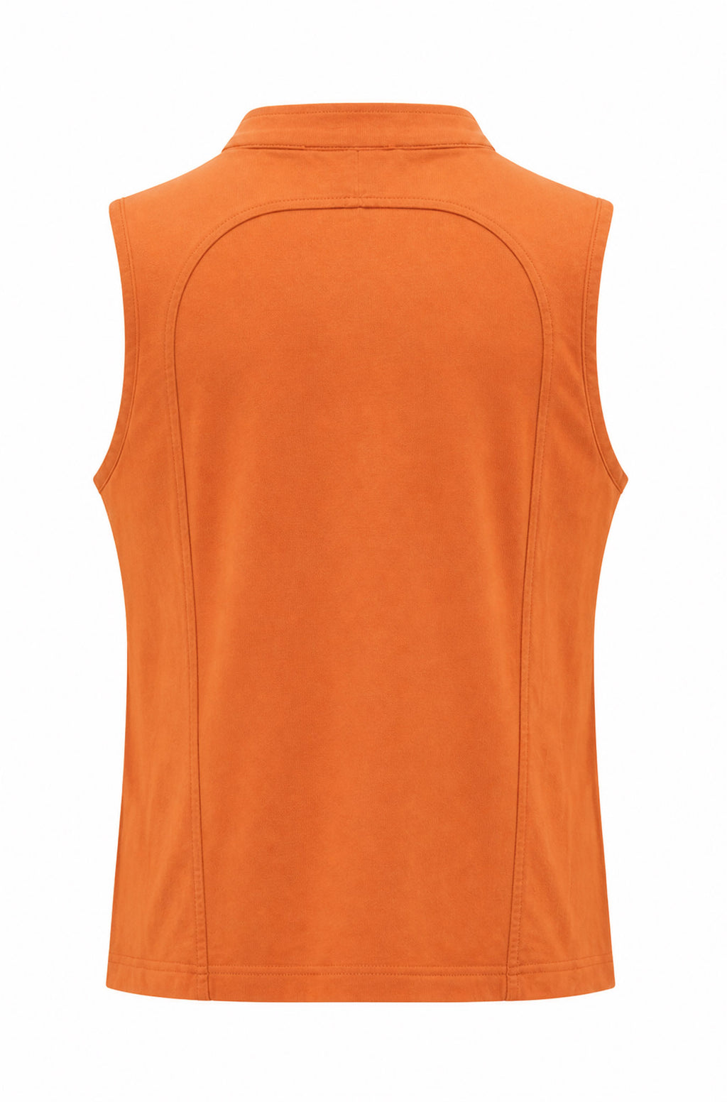 046 / adidas Orange Zip Tank