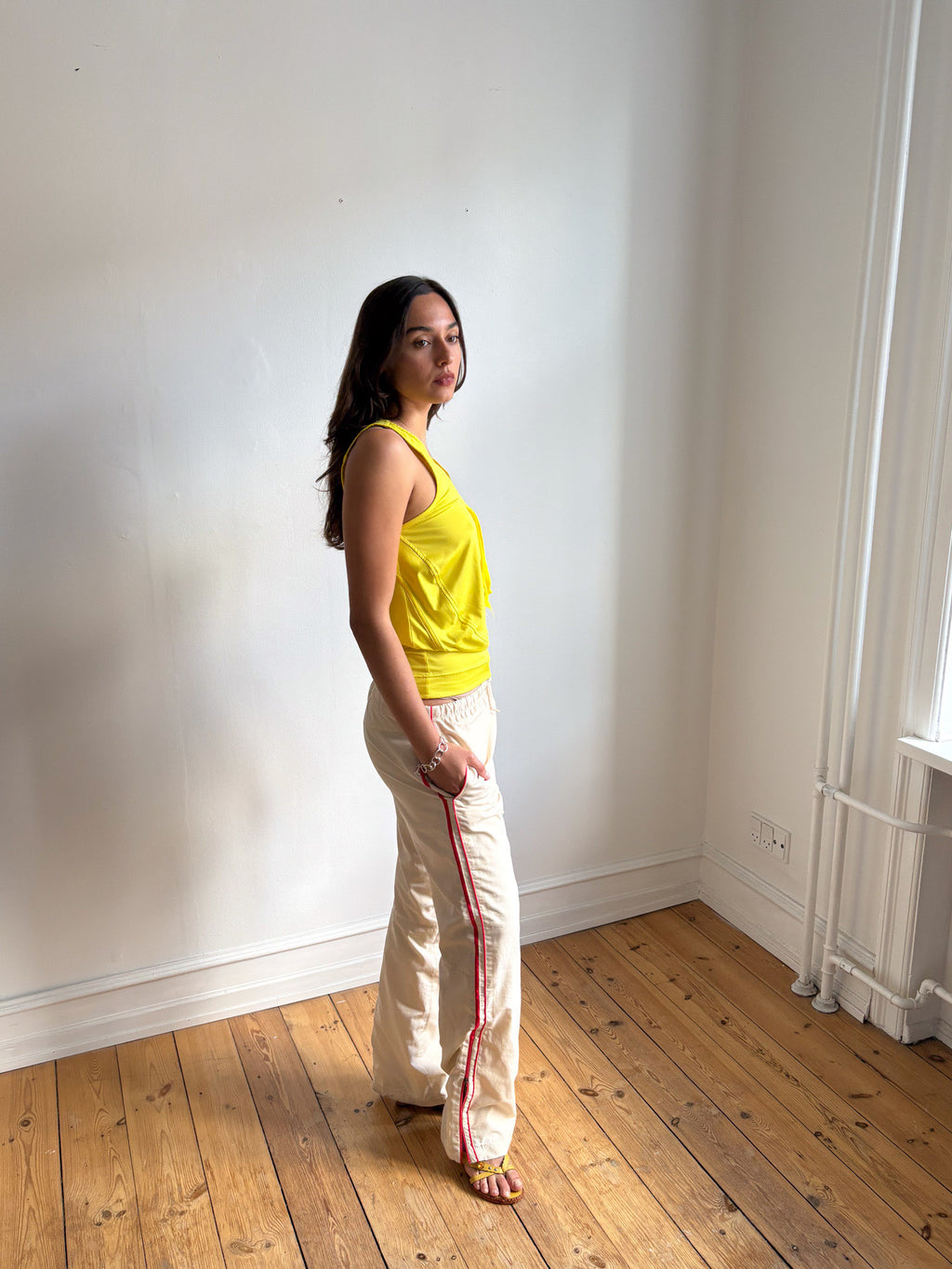 033 / adidas Stella Mcartney Yellow Tank